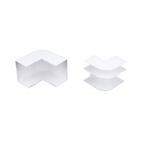 ACCESORIO TAPA ANGULO EXTERNO, BLANCO 60x40mm