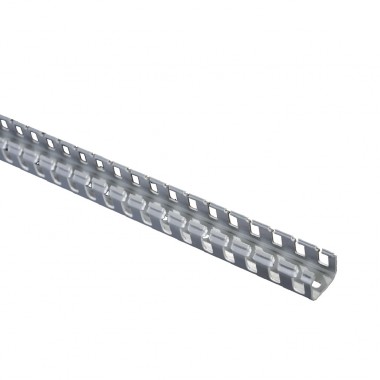 CANALETA RANURADA GRIS 2m 25X25mm