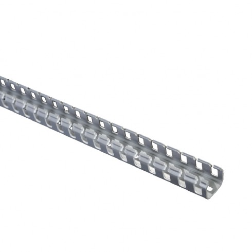 CANALETA RANURADA GRIS 2m 25X25mm