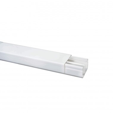 CANALETA BLANCA CON DIVISION 40x25mm