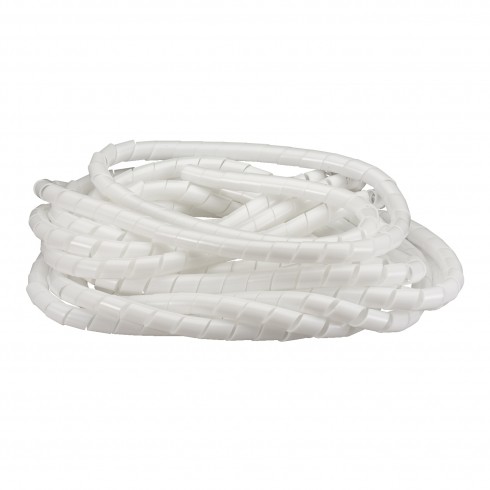 ESPIRAL PARA CABLES, BLANCO 19mm(3/4)X10mm