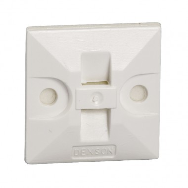 BASES ADHESIVAS, BLANCO | CAJA 100 UNID