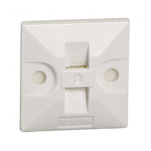 BASES ADHESIVAS, BLANCO | CAJA 100 UNID