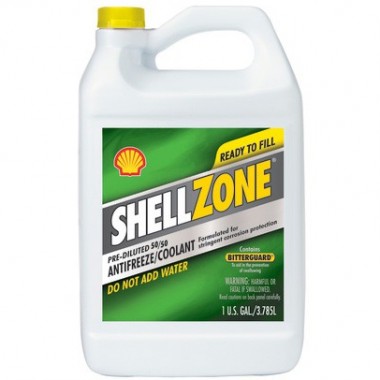 SHELL ZONE COOLANT 50/50 CAJA DE 6 GALÓN