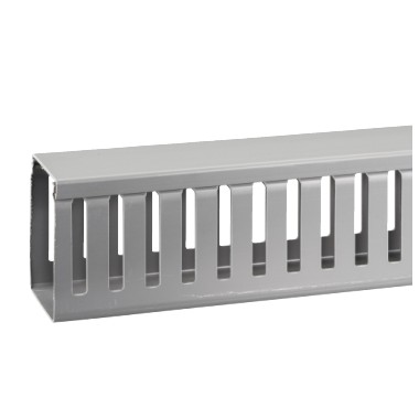 CANALETA RANURADA GRIS 60 X 80mm