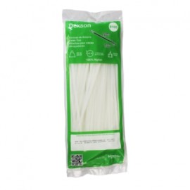 AMARRE / PRECINTOS T10 BLANCO (25CM X 4,8MM) | CAJA 100 UNID