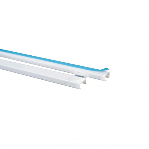 CANALETA BLANCA 13x7 CON ADHESIVO 2m