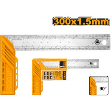 ESCUADRA EN "L" 90° 30CM 2