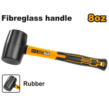 MARTILLO DE GOMA 220G 8OZ 2