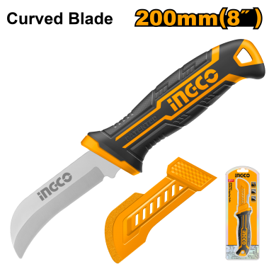 CUCHILLO CURVO PELA CABLE 200MM 2