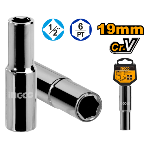 CUBO HEXAGONAL PROFUNDO 19MM 1/2"
