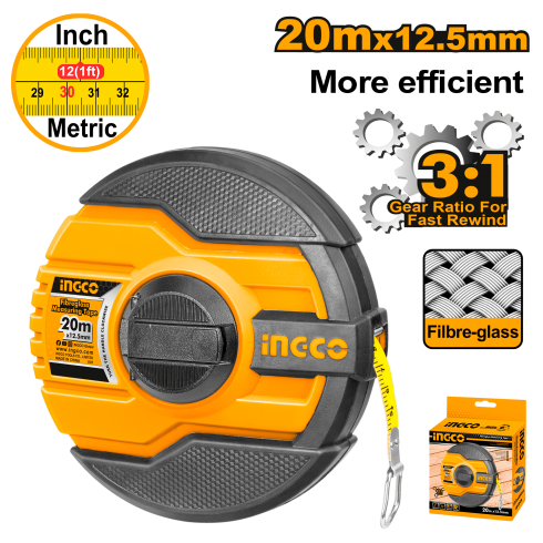 CINTA METRICA AGRIMENSOR 12.5MM X 20M