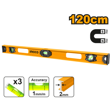 NIVEL ALUMINIO 120CM 2