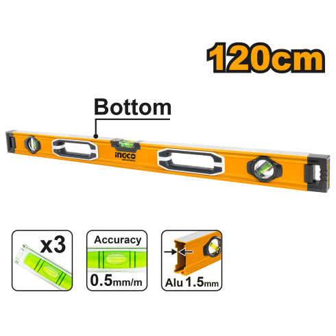 NIVEL ALUMINIO 120CM