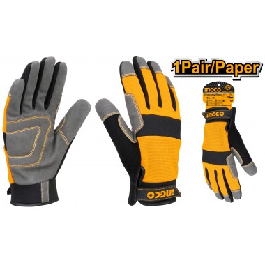 GUANTES MECANICO MICROFIBRA TALLA XL 2