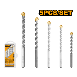 JUEGO DE BROCAS DE MAMPOSTERÍA | 5 PIEZAS