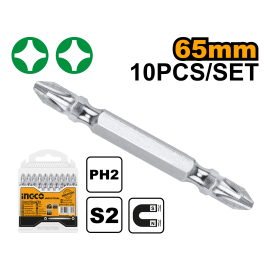 JUEGO DE PUNTAS PARA TALADRO 65MM | 10 PIEZAS