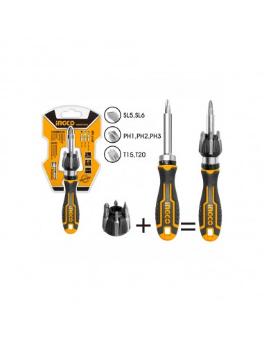 DESTORNILLADOR 8 PUNTAS INTERCAMBIABLES