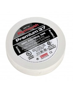 CINTA PLYMOUTH PREMIUM 37 BLANCO 7.0 20MX 19MM 2