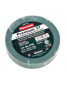CINTA PLYMOUTH PREMIUM 37 VERDE 7.0 20MX 19MM 2