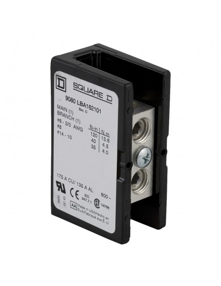 BLOQUE DE DISTRIBUCIÓN DE ENERGÍA 600V 175A