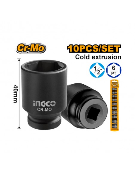 JUEGO 10 DADOS DE IMPACTO 1/2"