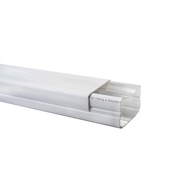 CANALETA BLANCA 60x40 MM SIN ADHESIVO