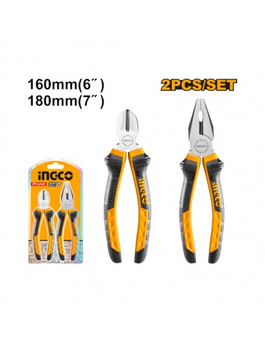 JUEGO DE ALICATES ELECTRICISTA Y CORTE | 2...