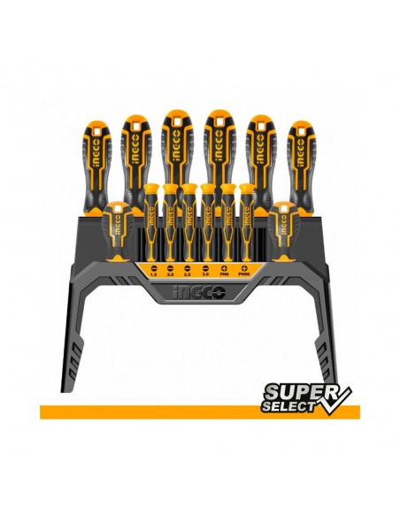 JUEGO DE DESTORNILLADORES PRECISION | 14 UNIDADES