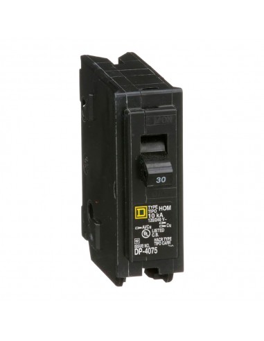 SQUARE-D BREAKER HOM 1P, 30A, 120/240V