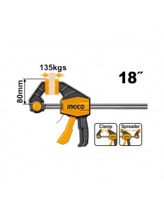 PRENSA RAPIDA RUDA 18" 135KG 2