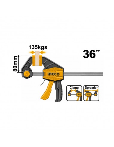 PRENSA RAPIDA RUDA 36" 135KG