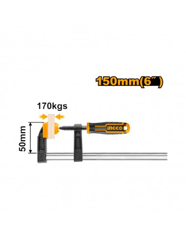 PRENSA ABRAZADERA SARGENTO TIPO F 50X150MM