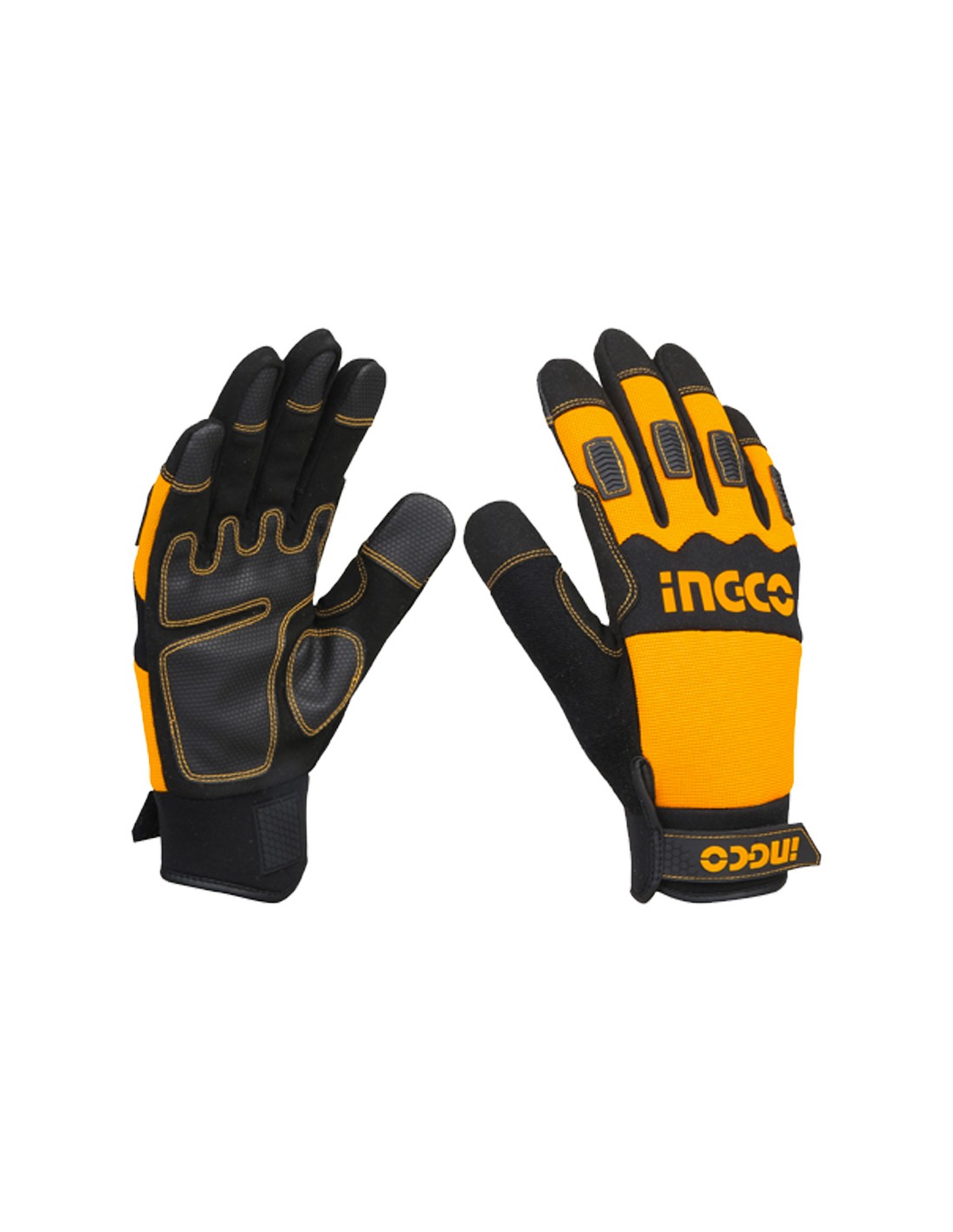 GUANTES MECANICO CUERO Y MICROFIBRA TALLA XL