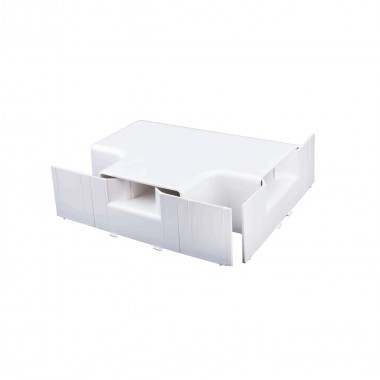 ACCESORIO DERIVACION T, BLANCO 60x40mm