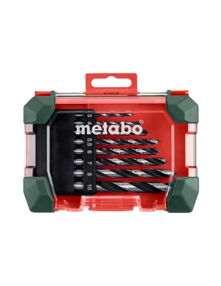 ESTUCHE DE BROCAS PARA MADERA INSERCIÓN HEXAGONAL 8 PIEZAS