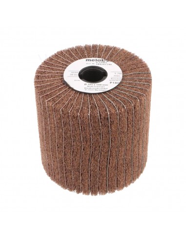 RUEDA ABRASIVA DE VELLÓN/LÁMINAS 105X100 MM, P 180