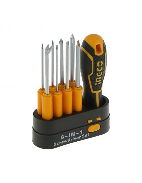 DESTORNILLADOR 8 PUNTAS IMAN INTERCAMBIABLES