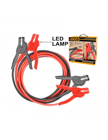 JUMPER PINZA CABLE ARRANCADOR CON LUZ