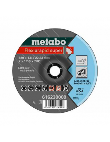 FLEXIRAPID SUPER 180X1.8X22.23 | CAJA DE 25 DISCOS