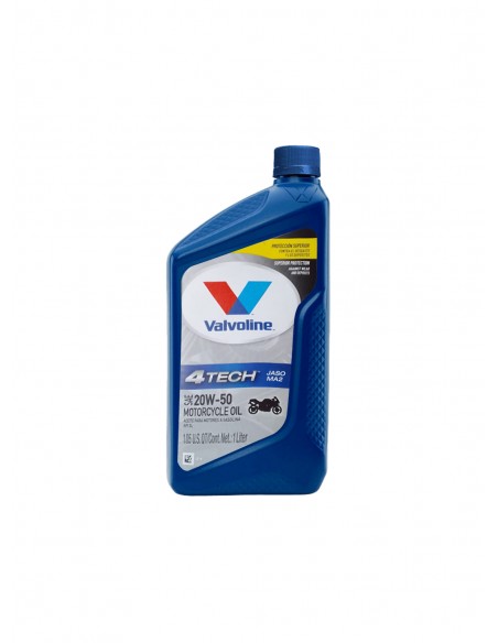VALVOLINE 4 TECH MOTO 20W-50| CAJA 6 CUARTOS