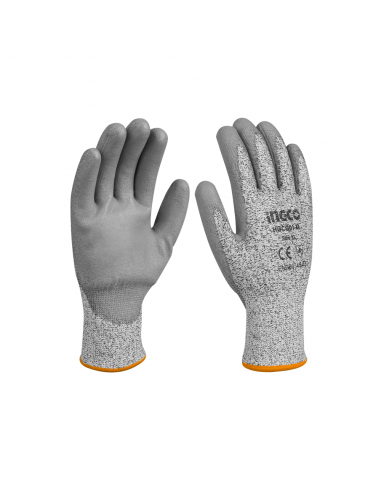 GUANTES GRIS RESISTENTE A CORTES TALLA XL