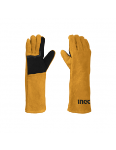 GUANTES CUERO LARGO SOLDADOR 16"