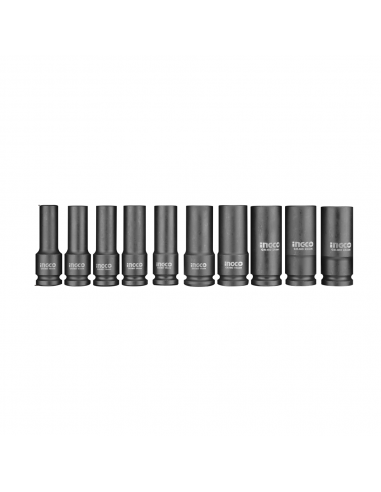 JUEGO 10 DADOS 1/2" IMPACTO PROFUNDOS