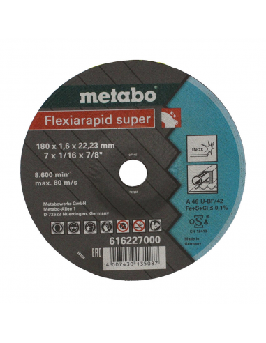 DISCO DE 7" FLEXIARAPID SUPER INOX | CAJA DE 25 DISCOS