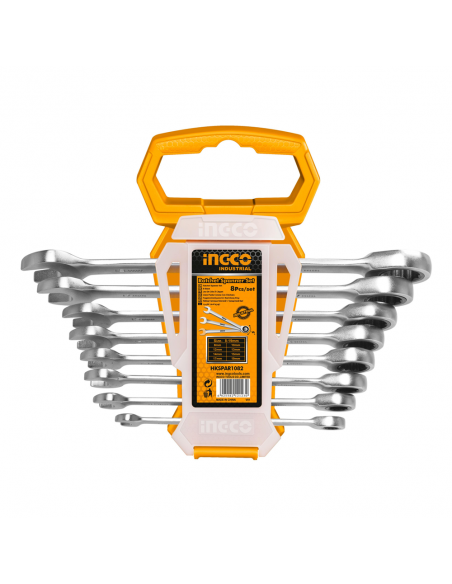 JUEGO DE 8 LLAVES CRIQUE COMBINADAS CURVO 8-19MM | 8 PIEZAS