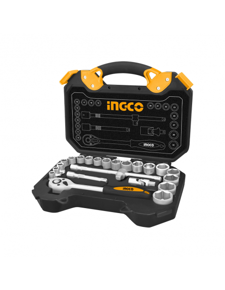 JUEGO DADOS TUBO LLAVE CRIQUE 1/2 METR | 25 PIEZAS