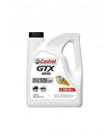 CASTROL GTX 15W-40 GALÓN | CAJA 3 UNIDADES