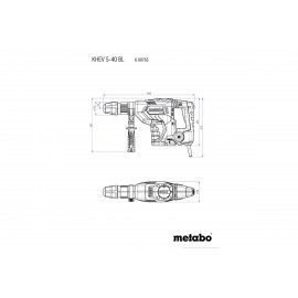 KHEV 5-40 BL MARTILLO COMBINADO (MALETÍN)