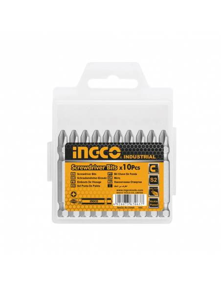 JUEGO DE PUNTAS ATORNILLADOR PHILLIPS PH2 50MM | 10 PIEZAS